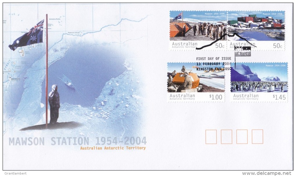 Australian Antarctic 2004 Mawson Station 1954-2004 FDC - FDC