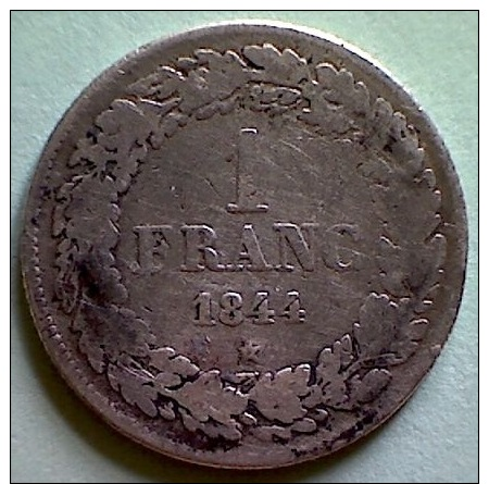 1 FRANC LÉOPOLD PREMIER - 1844 - 1 Frank