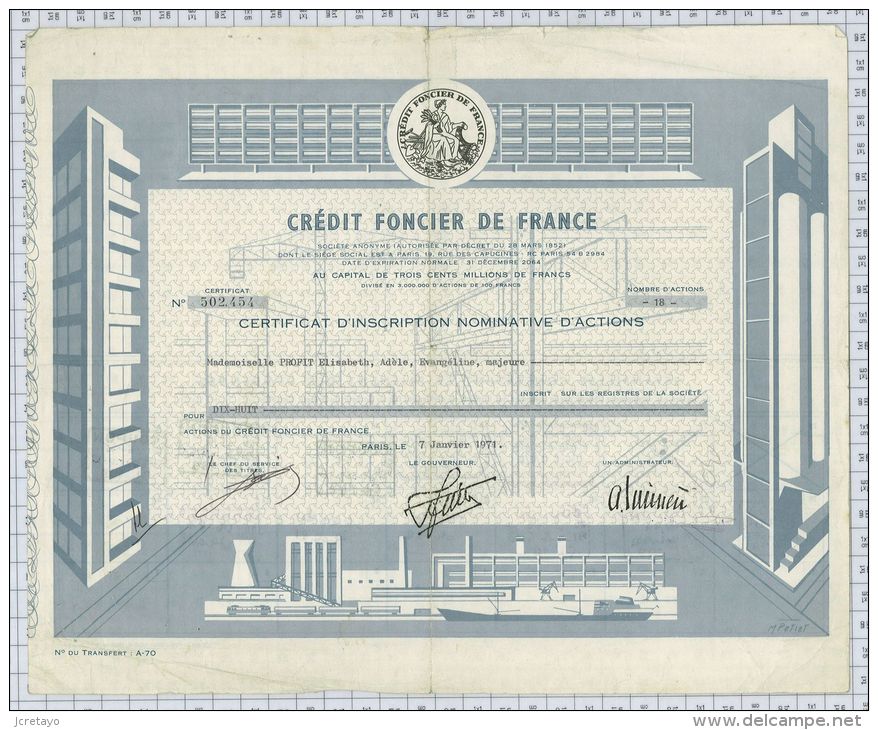 Credit Foncier De France - Banque & Assurance