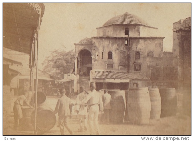 Photo D´un Voyage En Grece 1895 Grec Athenes Vieille Mosquée - Alte (vor 1900)