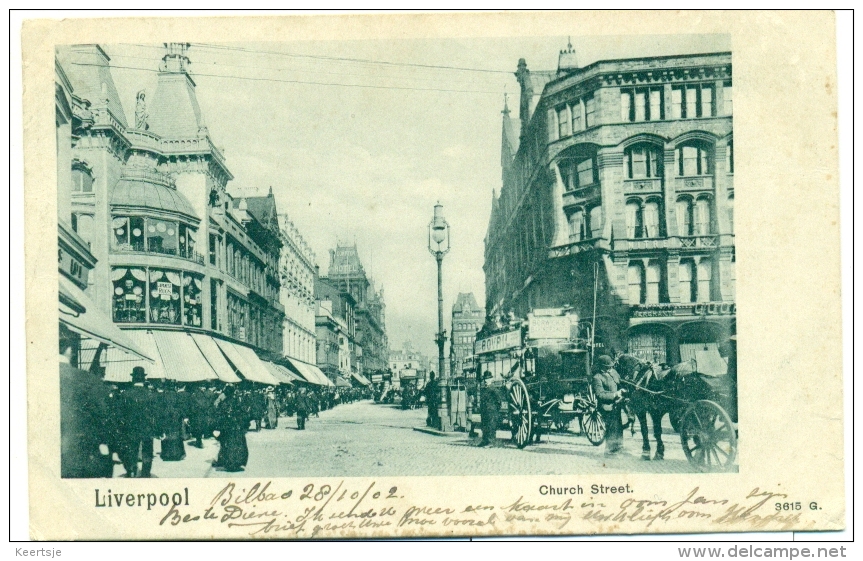 Liverpool - Church Street - 1900 - Autres & Non Classés