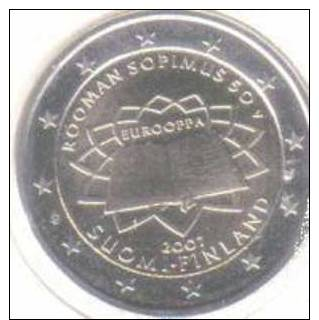 2 Euro Commémorative Finlande 2007 Traité De Rome - Finlande