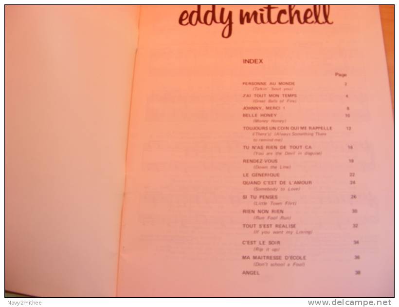 ROCK STORY EDDY MITCHELL   15 ROCKS CELEBRES - Musique