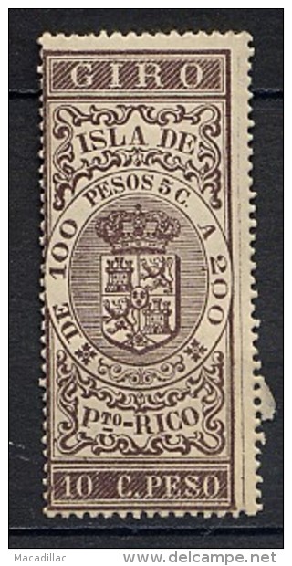 ESPAGNE - Timbre Taxe 10 C De Peso - De 100 à 200 Pesos - GIRO Neuf ** Superbe - Porto Rico