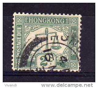 Hong Kong - 1928 - 2 Cents Postage Due (Sideways Watermark) - Used - Postage Due