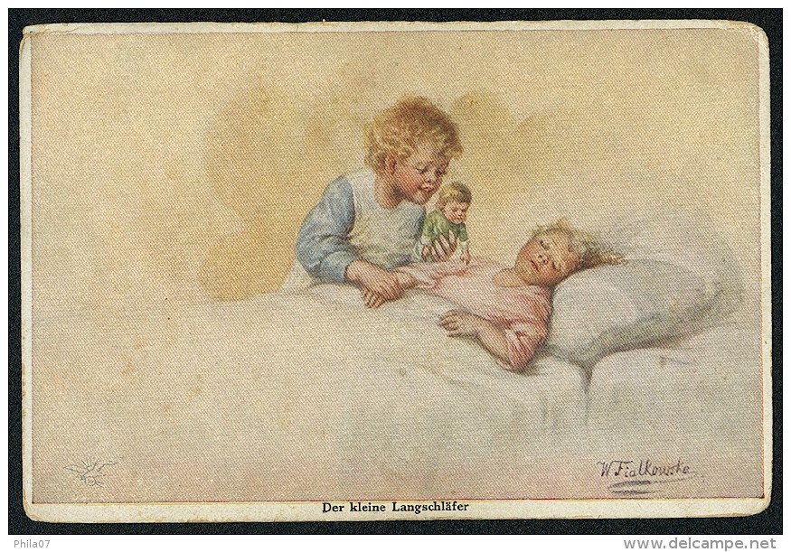 Fialkowska, W. - Der Kleine Langschlafer ----- Postcard Not Traveled - Fialkowska, Wally