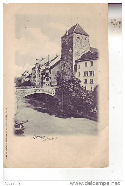 SUISSE - (1900) BRUGG - Nr 2526 Kunzli à Zurich - D1 951 - Brugg