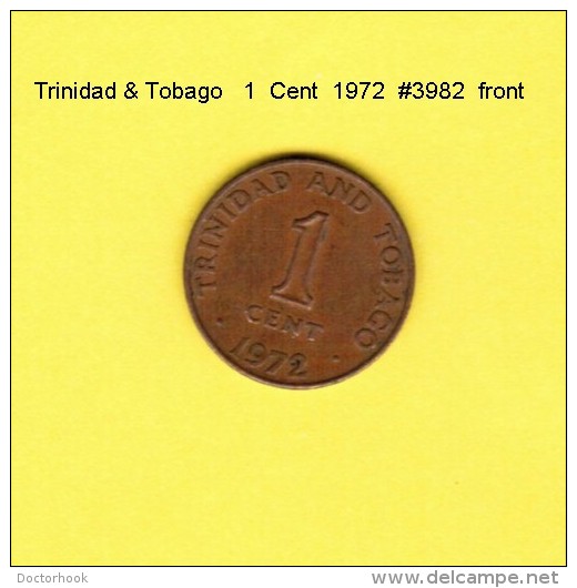 TRINIDAD &amp; TOBAGO    1  CENT  1972  (KM # 1) - Trinidad & Tobago