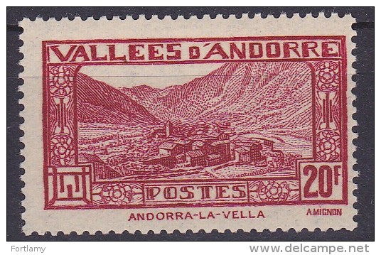 LOT 272  ANDORRE N° 45 ** - Ungebraucht