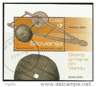 SI 2008-699 ARCHEOLOGY, SLOVENIA, S/S,  Used - Archaeology