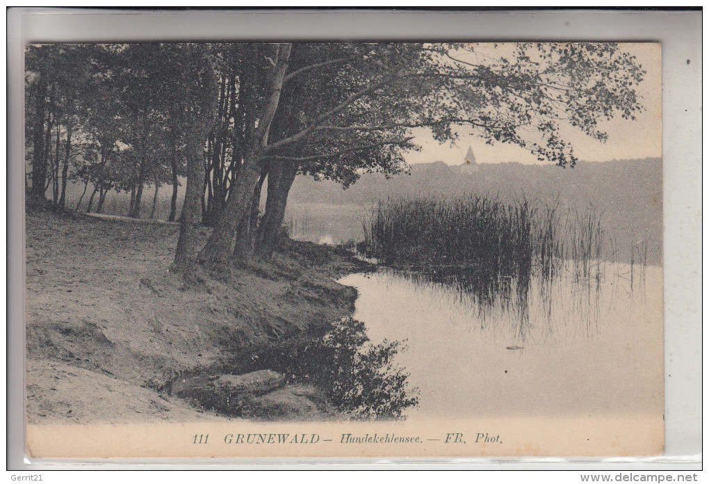 1000 BERLIN - GRUNEWALD, Hundekehlensee - Grunewald