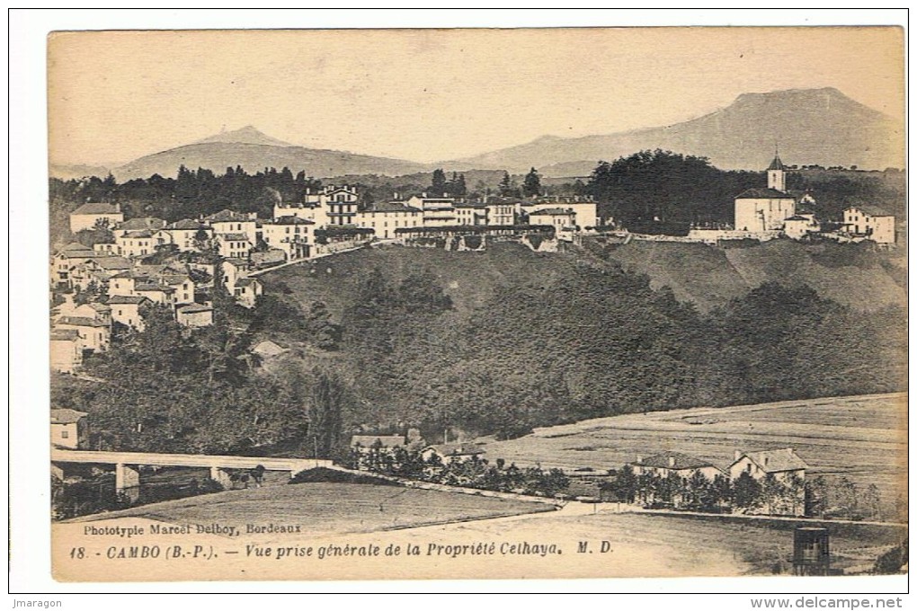 CAMBO Les BAINS - Vue Prise De La Propriété Celhaya - Cambo-les-Bains