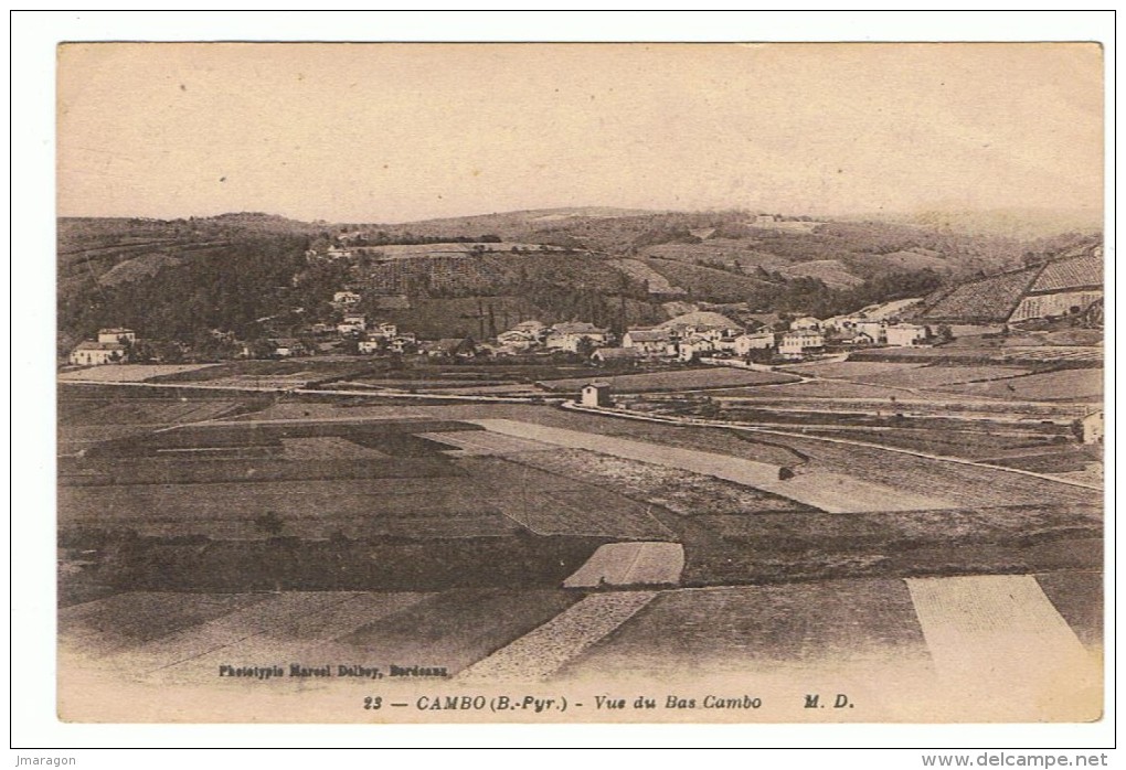 CAMBO Les BAINS - Vue Du Bas Cambo - 1919 - Cambo-les-Bains