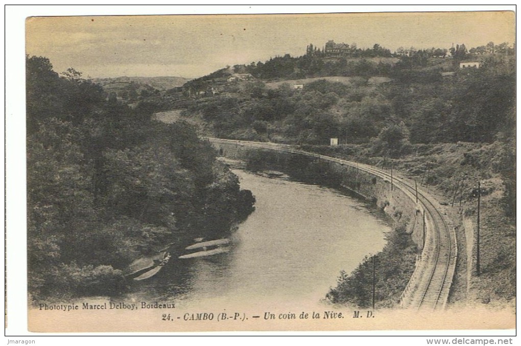 CAMBO Les BAINS - Un Coin De La Nive  - 1925 - Cambo-les-Bains