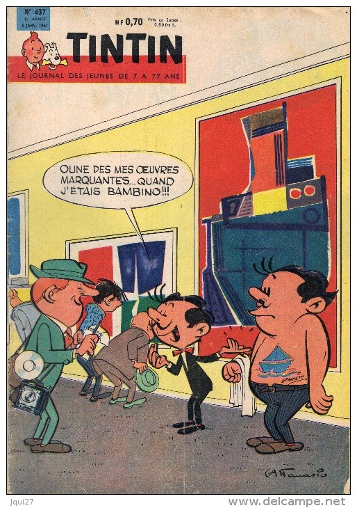 Journal De Tintin N°637 05/01/1961 - Tintin