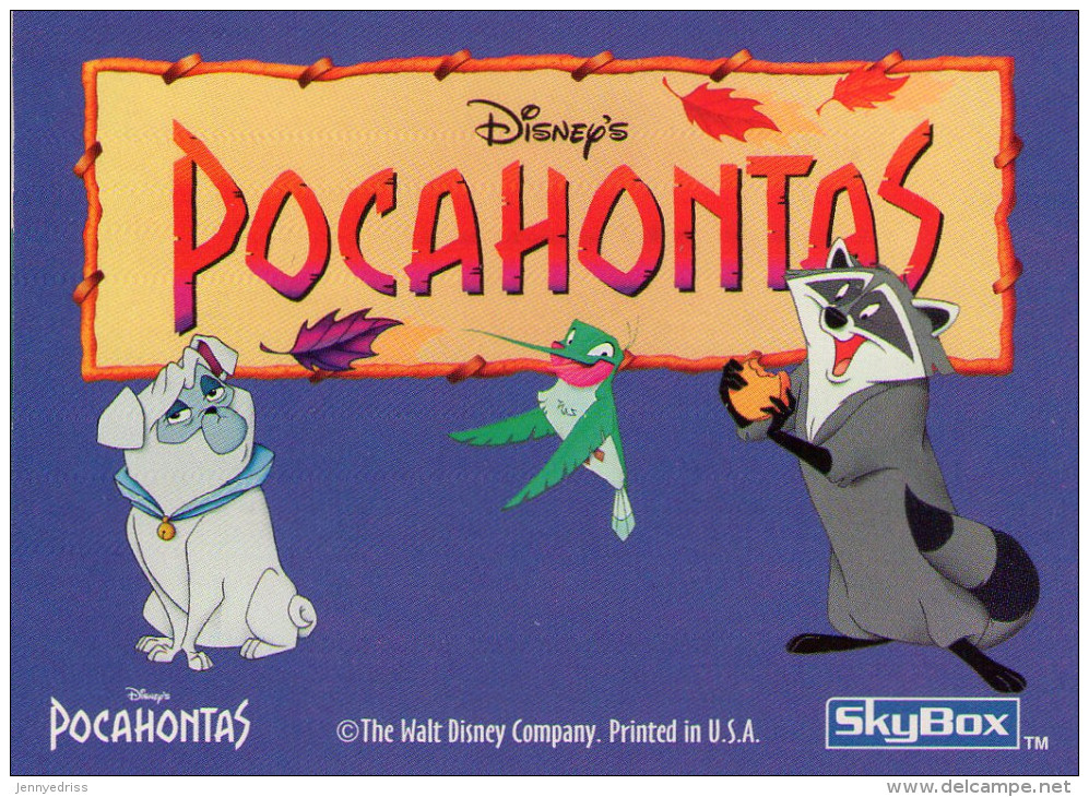 POCAHONTAS  , Panorama  Cards - Disney