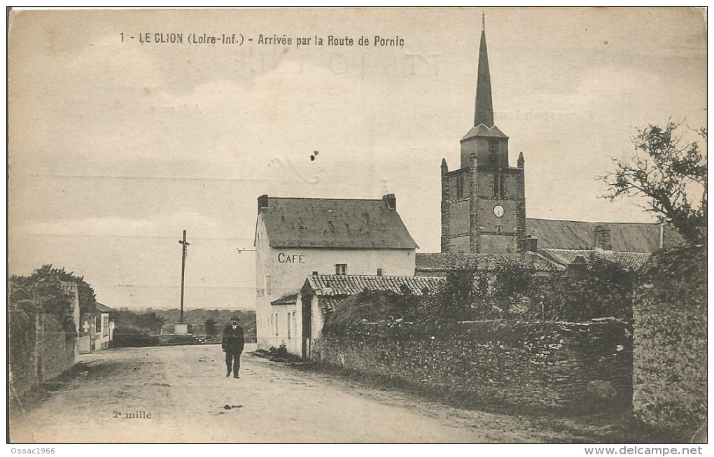 44 LE CLION Arrivee Par La Route De Pornic - Autres & Non Classés