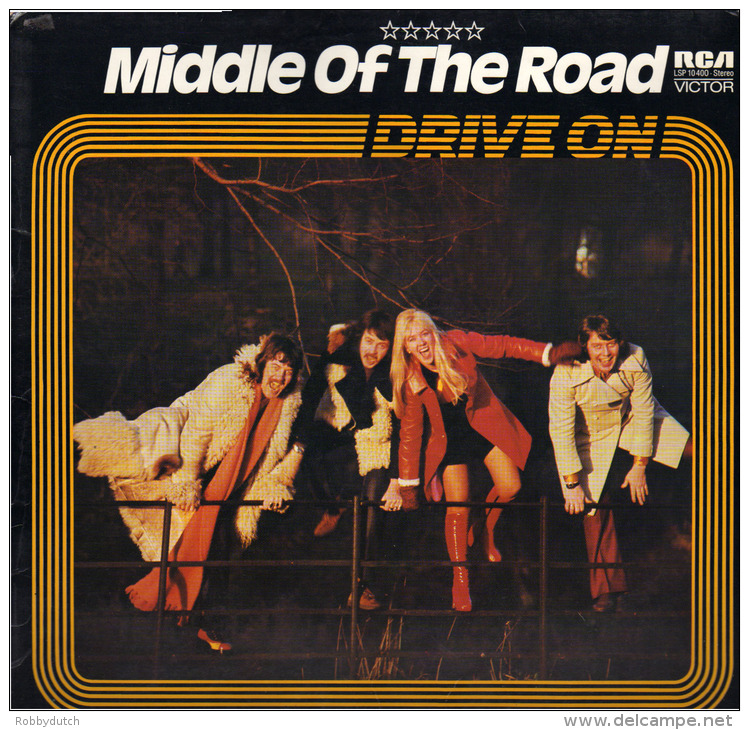 * LP *  MIDDLE OF THE ROAD - DRIVE ON (Germany 1973) - Disco, Pop