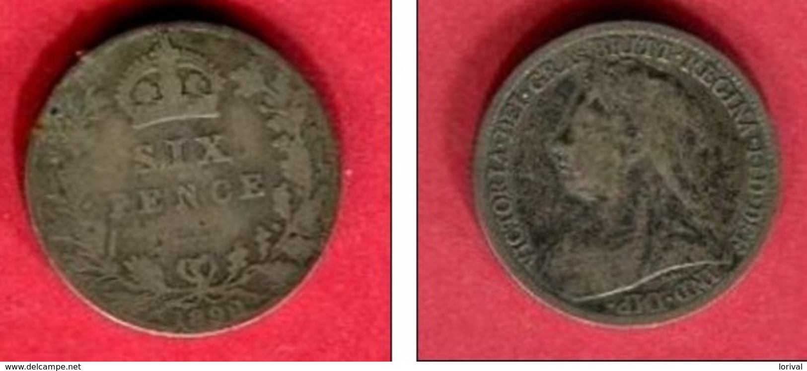 VICTORIA   6 PENCE 1898  TB 5 - Autres & Non Classés