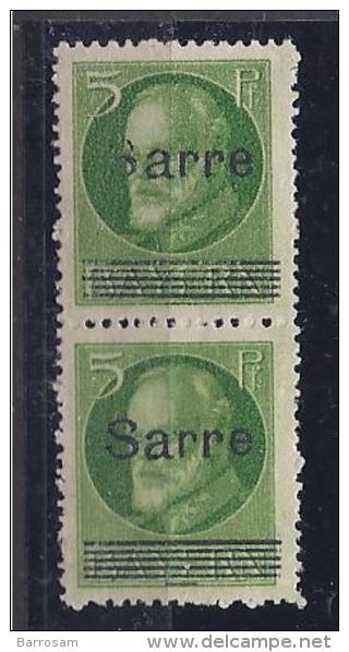 Saar1920:Michel21(2 Varieties)note:S And Line At Bottom Of Overprint On One Copymh* - Sonstige & Ohne Zuordnung