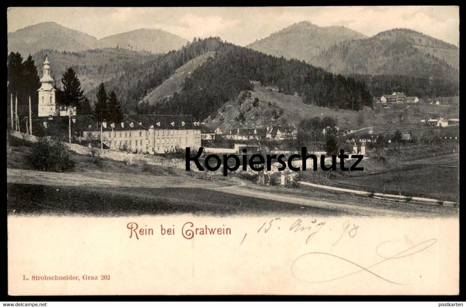 ALTE POSTKARTE REIN BEI GRATWEIN 1898 GRAZ Steiermark Österreich Austria Autriche Cpa Postcard AK Ansichtskarte - Rein