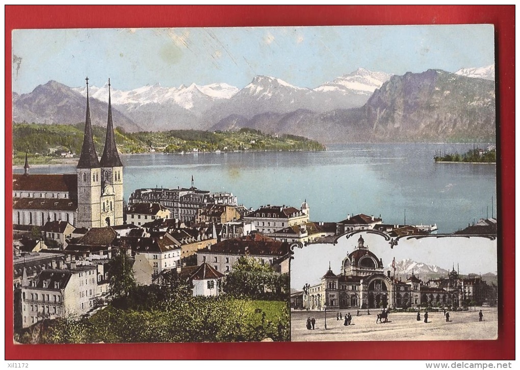 CDS3-60  Luzern  Und See. Gelaufen In 1910 - Lucerne