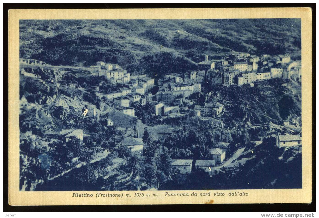 LAZIO - FROSINONE - FILETTINO - PANORAMA DA NORD VISTO DALL'ALTO - Frosinone