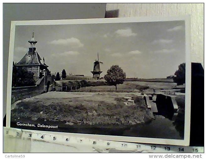 NEDERLAND  HOLLAND Gorinchem,Dalempoort Met Molen Gelopen Kaart   V1955 EJ4745 - Gorinchem
