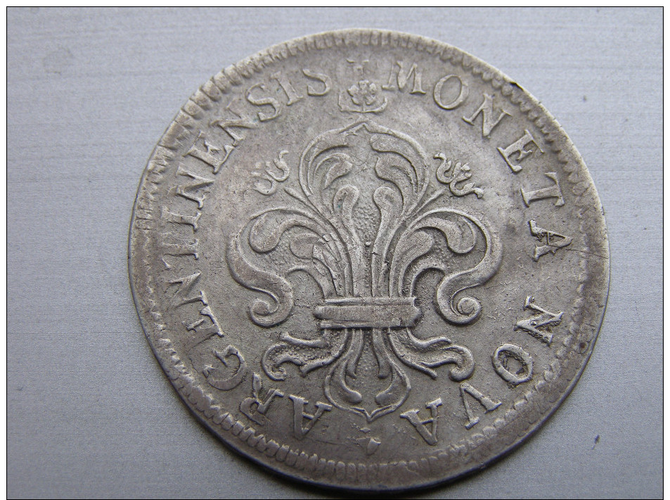 LOUIS XIV 1/2 ECU OU 34 SOLS DE STRASBOURG  (alsace) - 1643-1715 Ludwig XIV.