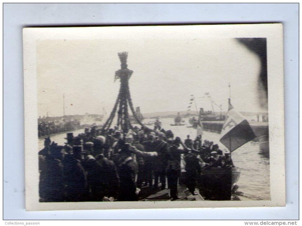 Photographie , 9 X 6.5 Cm , Fête De La Mer - Lieux