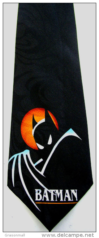 Batman Super Hero Silk Cartoon Novelty Fancy NECK TIE - Other & Unclassified