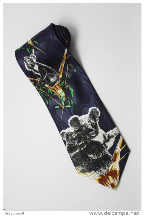 Koala Bear Australia Mammal Animal Cartoon Novelty Fancy NECK TIE - Other & Unclassified