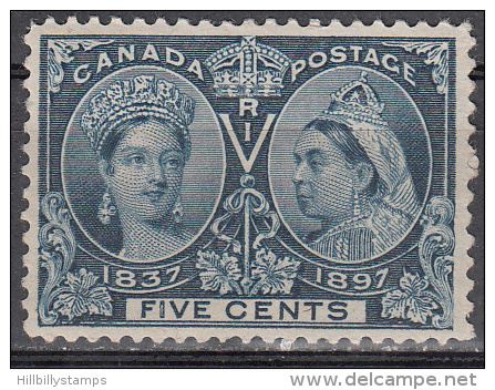 Canada   Scott No.  54  Unused Hinged      Year  1897 - Neufs