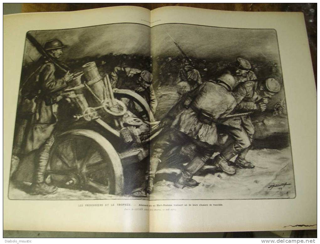 L'illustration  20 Oct. 1917 :Chromo Gen. ANTHOINE ; Pêcheurs Au Combat ; CINCINNATI (USA) ; Les Mutilés Au Travail ... - L'Illustration