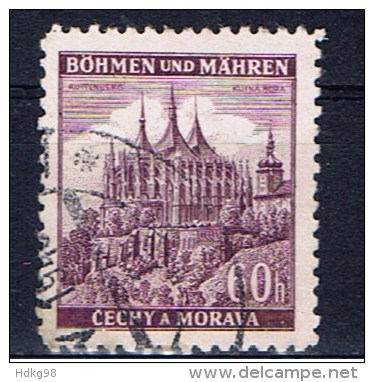 DR+ Böhmen Und Mähren 1939 Mi 27 Kuttenberg - Oblitérés