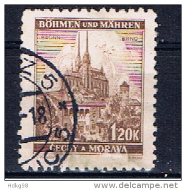 DR+ Böhmen Und Mähren 1940 Mi 41 Brünn - Used Stamps