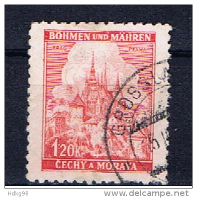 DR+ Böhmen Und Mähren 1941 Mi 68 Prag - Used Stamps