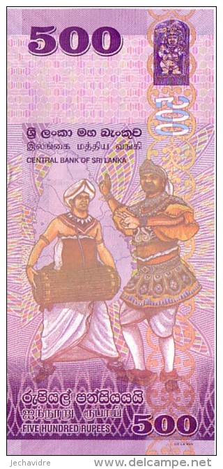 SRI LANKA   500 Rupees   Daté Du 01-01-2010          ***** BILLET  NEUF ***** - Sri Lanka