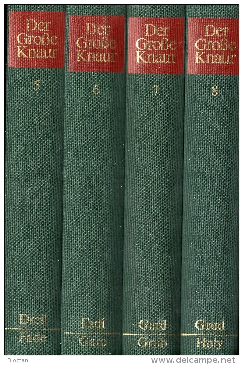 Band 5-8 Dreil Bis Holy 1981 Antiquarisch 19€ Neuwertig Als Großes Lexikon Knaur In 20 Bänden In Farbe Lexika Of Germany - Lexiques