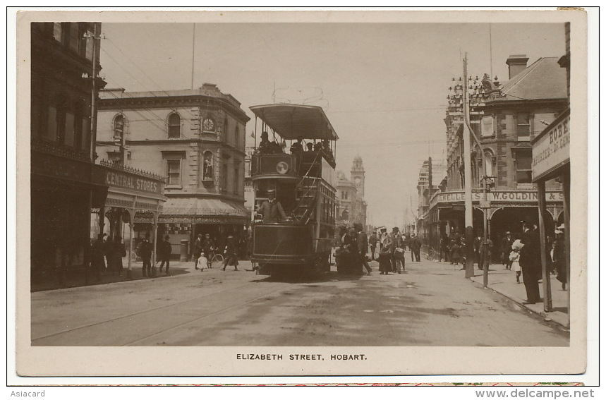 Hobart Elizabeth Street Tram Close Up Edit J. Walch - Hobart