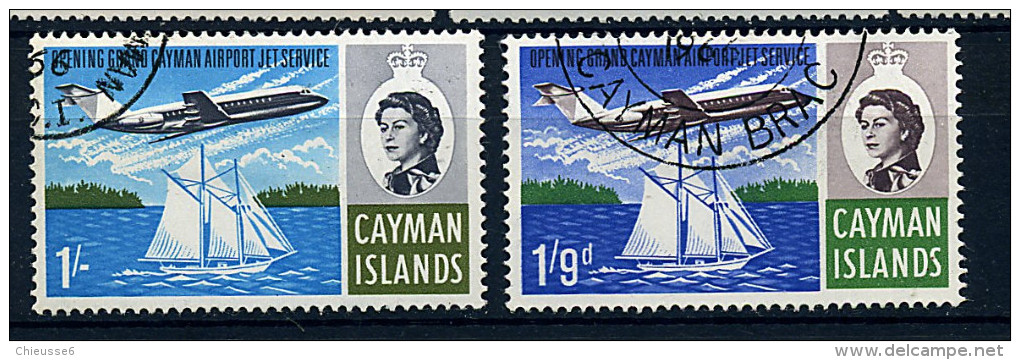 Iles Caïmanes Ob N° 195/196 - Avions - Cayman Islands