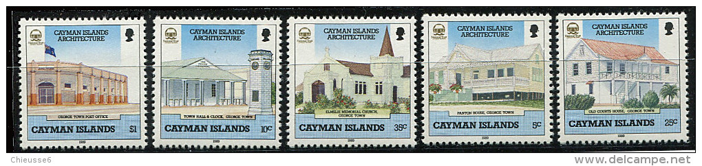 Iles Caïmanes ** N° 643 à 647 - Architecture Des îles Caïmanes - Caimán (Islas)
