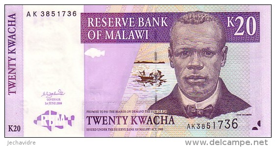 MALAWI   10 Kwacha  Daté Du 1er Juin 2004    Pick 51 A     ***** BILLET  NEUF ***** - Malawi
