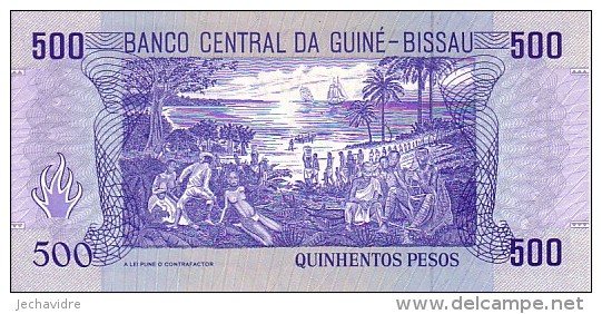 GUINEE BISSAU   500  Pesos  Daté Du 1er Mars 1990   Pick 12        ***** BILLET  NEUF ***** - Guinea-Bissau