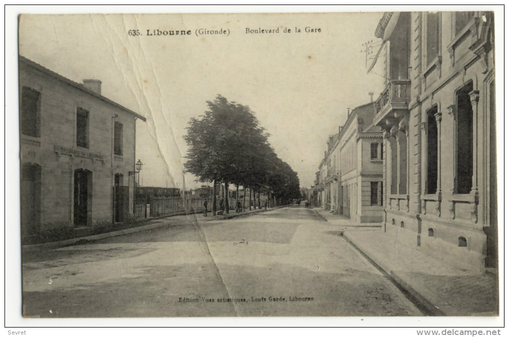 LIBOURNE. - Boulevard De La Gare - Libourne