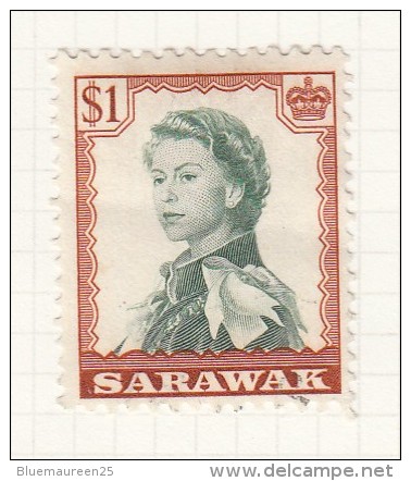 QUEEN ELIZABETH II - Issued 1955 - Sarawak (...-1963)
