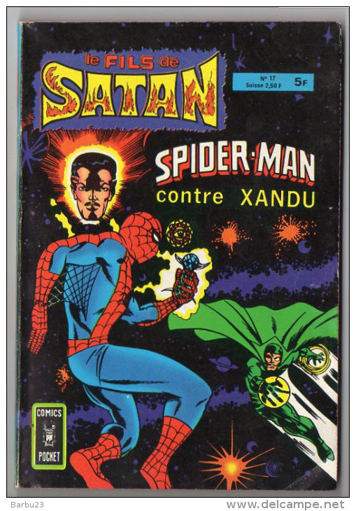 BD PETIT FORMAT - LE FILS DE SATAN - SPIDERMAN CONTRE XANDU - N° 17 - 1980 - Spiderman