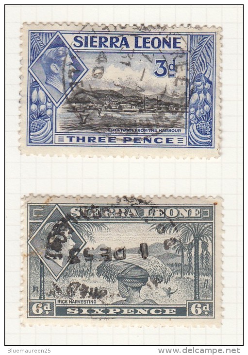 KING GEORGE VI - Issued 1938 - Sierra Leone (...-1960)
