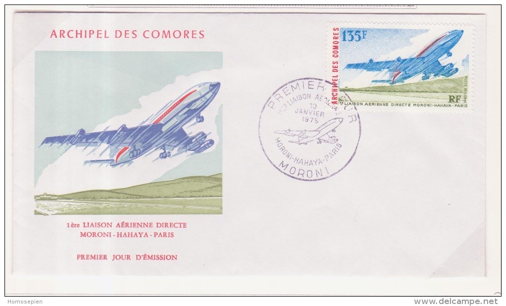 Comores Poste Aérienne 1974 N°PA65 FDC - Autres & Non Classés