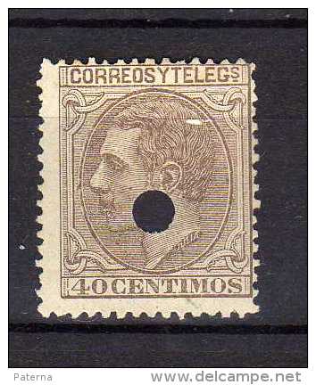 F  245  España  Nº 205t   Alfonso Xll, - Used Stamps